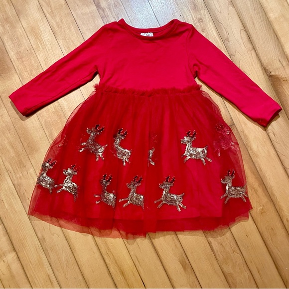 Sweet Wink Other - Sweet Wink Sequin Reindeer Dress